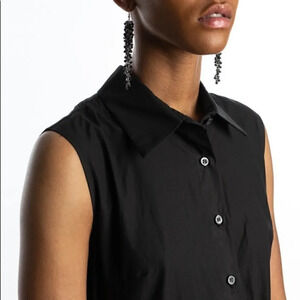 HACHE Open Back Burton Up Blouse